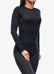 Bluza termoaktywna damska Sensor Merino Air Tee LS. Czarne bluzy bez kaptura damskie Sensor, l, z materiału. Za 307.99 zł.