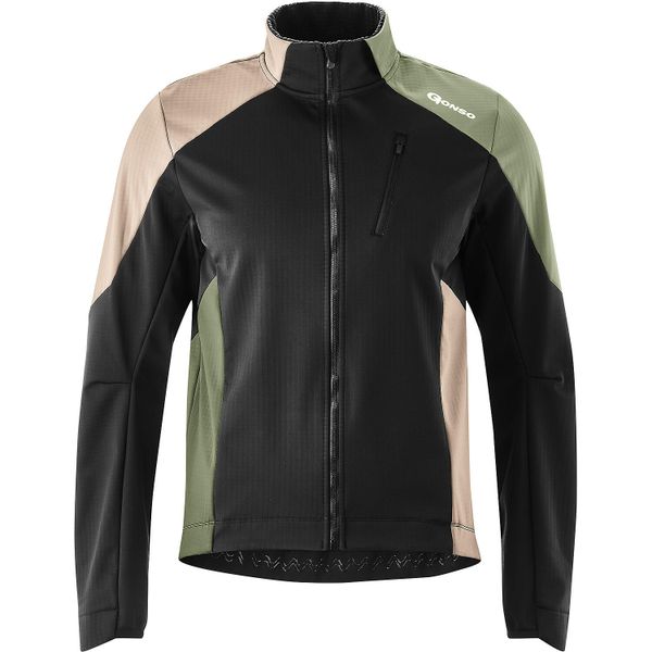Kurtka Gonso Softshell. Czarne kurtki męskie Gonso, m, bez wzorów, z materiału, bez kaptura. Za 573.50 zł.