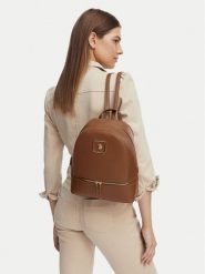 U.S. Polo Assn. Plecak BEUXT8790WVP Brązowy. Brązowe plecaki damskie U.S. Polo Assn., bez wzorów, ze skóry. Za 149.99 zł.