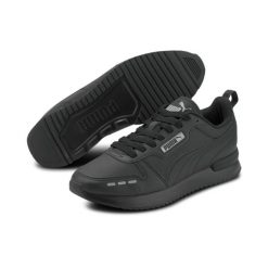 Buty męskie sportowe sneakersy Puma R78 SL. Czarne buty sportowe na co dzień męskie Puma, z gumy, bez zapięcia, trekkingowe. Za 198.90 zł.