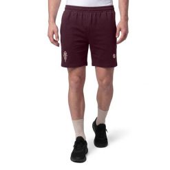 Męskie lifestyle’owe piłkarskie spodenki Siroko RSG Travel Shorts Player M. Czerwone szorty męskie SIROKO, bez wzorów, z bawełny, sportowe. Za 119.20 zł.