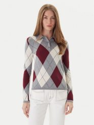 Tommy Hilfiger Sweter WW0WW48393 Kolorowy Regular Fit. Swetry klasyczne damskie Tommy Hilfiger, m, z bawełny, bez kołnierzyka. Za 749.99 zł.