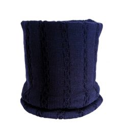 Equus Care komin jeździecki ocieplacz na szyję NAVY. Niebieskie szaliki i kominy damskie EQUUS CARE, na zimę, z aplikacjami, z materiału. Za 54.99 zł.