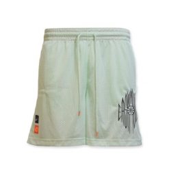 Spodenki koszykarskie Nike Kevin Durant Mesh Shorts. Zielone szorty męskie Nike, bez wzorów, z meshu, sportowe. Za 168.00 zł.