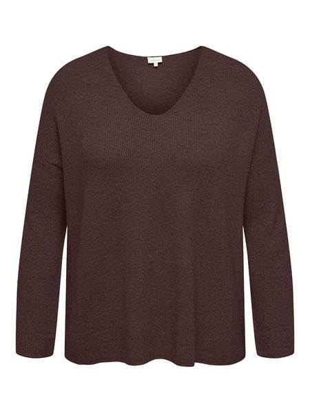 ONLY Carmakoma Sweter w kolorze brązowym rozmiar: XS-40/42. Brązowe swetry klasyczne damskie Only Carmakoma, xs, bez kołnierzyka. Za 115.95 zł.