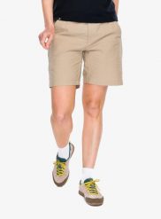 Spodenki turystyczne damskie Mons Royale Escapade Shorts. Brązowe szorty damskie Mons Royale, bez wzorów, z elastanu, eleganckie. Za 544.49 zł.