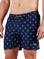 Admas Szorty kąpielowe w kolorze granatowym rozmiar: L. Niebieskie szorty sportowe męskie admas, l, z materiału, outdoorowe. Za 129.95 zł.