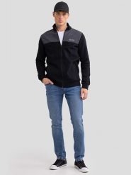 BIG STAR Bluza w kolorze czarnym rozmiar: M. Czarne bluzy bez kaptura męskie Big Star, m, z bawełny. Za 127.95 zł.