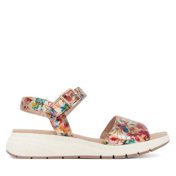 Sandały Caprice. Sandały damskie Caprice, bez wzorów, bez obcasa, na płaskiej podeszwie. Za 339.99 zł.