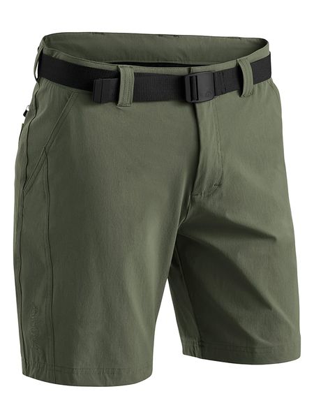 Maier Sports Szorty funkcyjne "Nil" w kolorze khaki rozmiar: 52. Brązowe szorty męskie Maier Sports, z materiału, bez kołnierzyka. Za 179.64 zł.