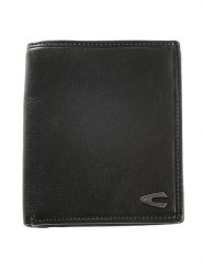 Camel Active Skórzany portfel "Vegas" w kolorze czarnym - 10,7 x 12,4 x 2 cm rozmiar: onesize. Czarne portfele męskie Camel Active, bez wzorów, z materiału. Za 113.10 zł.