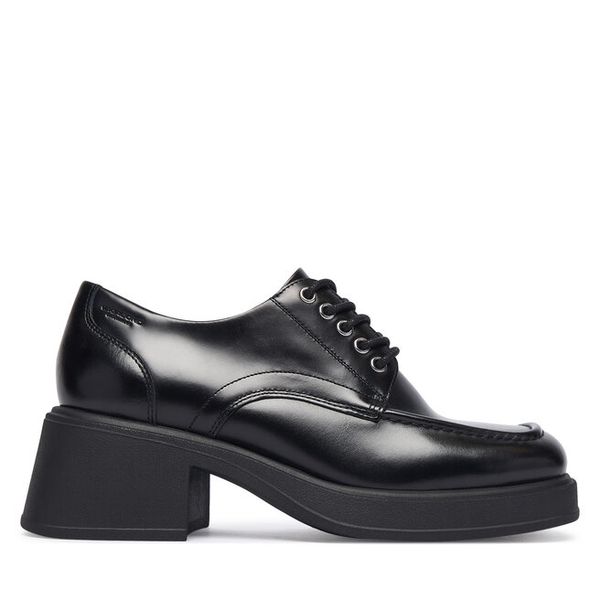Półbuty Vagabond Shoemakers. Czarne półbuty damskie Vagabond Shoemakers, bez wzorów, bez obcasa, na obcasie. Za 649.99 zł.