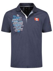 Canadian Peak Koszulka polo "Kancreak" w kolorze granatowym rozmiar: S. Niebieskie koszulki polo męskie Canadian Peak, s, bez wzorów, z bawełny, bez ramiączek. Za 70.08 zł.
