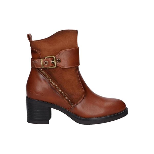 CHIKA10 157679 Brązowy. Brązowe kalosze damskie CHAIKA, bez wzorów, z syntetyku. Za 220.99 zł.