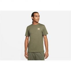Koszulka sportowa męska Nike Air Jordan Flight Essentials Graphic. Zielone t-shirty sportowe męskie Nike, m, bez ramiączek. Za 248.00 zł.