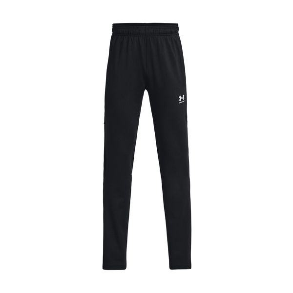 Spodnie treningowe Under Armour Challenger dla chłopców 1379709. Czarne spodnie materiałowe męskie Under Armour, bez wzorów, z materiału. Za 173.08 zł.