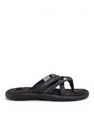 Columbia Japonki Kambi II BL1034 Czarny. Czarne klapki damskie Columbia, bez wzorów, ze skóry, bez obcasa. Za 149.99 zł.