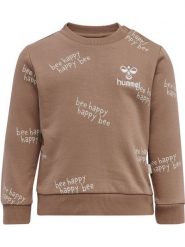 Bluza dla niemowlęcia Hummel Darcy. Brązowe bluzy i bluzki niemowlęce HUMMEL, bez wzorów, z bawełny, bez ramiączek, długie, bez kaptura. Za 126.00 zł.