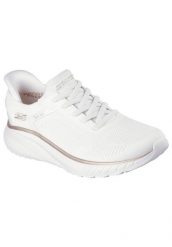 Buty SKECHERS BOBS SQUAD CHAOS Biały. Białe obuwie do biegania damskie Skechers. Za 316.99 zł.