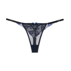 Stringi koronkowe biodrówki elegancka bielizna z delikatną koronką Paolina. Stringi damskie Intica, l, bez wzorów, z koronki. Za 59.00 zł.