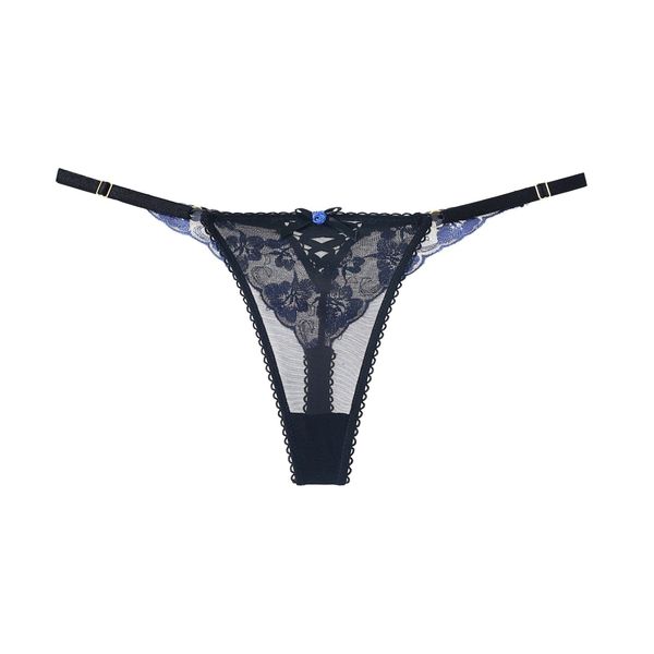 Stringi koronkowe biodrówki elegancka bielizna z delikatną koronką Paolina. Stringi damskie Intica, l, bez wzorów, z koronki. Za 59.00 zł.