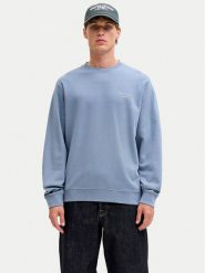 Jack & Jones Bluza Earchive 12287995 Niebieski Regular Fit. Niebieskie bluzy bez kaptura męskie Jack & Jones, m, z bawełny. Za 129.99 zł.