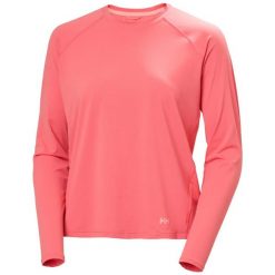 Bluza damska Helly Hansen Shine Solen Crew. Czerwone bluzy bez kaptura damskie Helly Hansen, l, bez wzorów, z elastanu, bez kaptura. Za 299.00 zł.