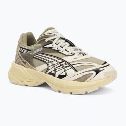 Buty PUMA X Pleasures Velophasis Overdyed. Brązowe buty sportowe na co dzień damskie Puma, bez wzorów. Za 349.99 zł.
