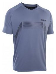 Koszulka rowerowa męska ION Traze. Niebieskie t-shirty sportowe męskie ION, l, z materiału, bez ramiączek, rowerowe. Za 349.99 zł.