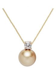 U.S. Polo Assn. Pozłacany naszyjnik z zawieszką - dł. 38 cm rozmiar: onesize. Brązowe naszyjniki damskie U.S. Polo Assn., metalowe. Za 95.99 zł.