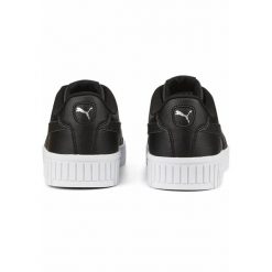 Buty trampki sportowe damskie Puma Carina 2.0. Czarne trampki i tenisówki damskie Puma, bez wzorów, z materiału. Za 212.00 zł.