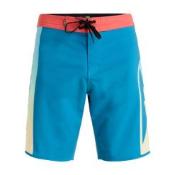 Spodenki boardshort dla Mężczyzn SURFSILK HOLMES 20" Niebieski. Niebieskie szorty męskie Quiksilver, bez wzorów, z elastanu. Za 319.99 zł.