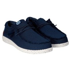 HeyDude Męskie Mokasyny Wally Sport Mesh. Niebieskie mokasyny męskie Hey dude, na wiosnę, z materiału. Za 259.00 zł.