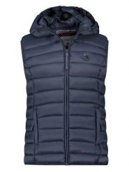 Geographical Norway Kamizelka pikowana "Vatikolor" w kolorze granatowym rozmiar: S. Niebieskie kamizelki damskie Geographical Norway, s. Za 130.81 zł.