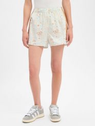 Adidas Originals Szorty Kobiety Bawełna (100%) biały|brązowy, S. Białe szorty damskie adidas Originals, bez wzorów, z bawełny. Za 139.95 zł.