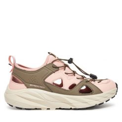 Sandały Vertigo Alpes. Czerwone obuwie trekkingowe damskie Vertigo Alpes, bez wzorów, bez obcasa. Za 219.99 zł.