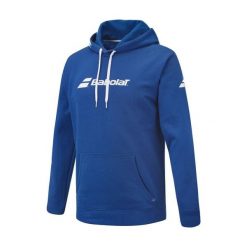 Bluza tenisowa męska Babolat Exercise Hood Sweat. Niebieskie bluzy z kapturem męskie BABOLAT, l, z bawełny. Za 239.99 zł.