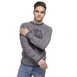 Bluza Lonsdale Borden. Szare bluzy bez kaptura męskie Lonsdale, xl, z bawełny. Za 326.00 zł.