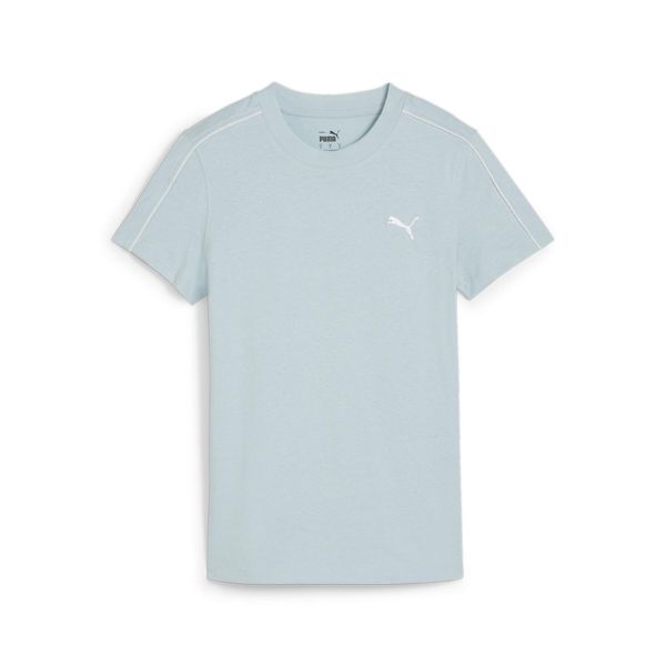 Koszulka sportowa damska Puma Her. Niebieskie bluzki sportowe damskie Puma, xs, bez wzorów, bez ramiączek. Za 79.99 zł.