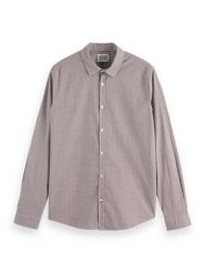 Scotch & Soda Koszula w kolorze szaro-brązowym rozmiar: M. Brązowe koszule męskie Scotch & Soda, m, bez wzorów, bez kołnierzyka, bez ramiączek. Za 122.96 zł.