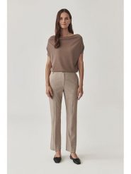 TATUUM Koszulka w kolorze brązowym rozmiar: S. Brązowe bluzki damskie Tatuum, s, bez wzorów, bez kołnierzyka, bez ramiączek. Za 105.14 zł.