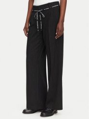 Karl Lagerfeld Jeans Spodnie materiałowe B3W10019 Czarny Regular Fit. Czarne jeansy damskie Karl Lagerfeld Jeans. Za 779.99 zł.