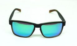 Okulary przeciwsłoneczne - Polaryzacyjne / UV400 (Czarny/Zielony). Zielone okulary przeciwsłoneczne damskie SURF MONKEY. Za 159.95 zł.
