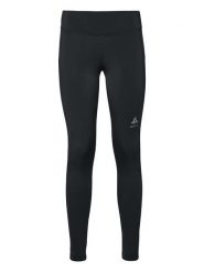 Odlo Legginsy "Essential Warm" w kolorze czarnym do biegania rozmiar: XS. Czarne legginsy damskie Odlo, xs, bez wzorów, z materiału. Za 100.52 zł.