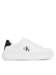 Calvin Klein Sneakersy V3X9-83165-1355 D Biały. Białe buty sportowe chłopięce CALVIN KLEIN, ze skóry, bez zapięcia. Za 329.99 zł.