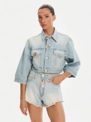 ViCOLO Kurtka jeansowa DD5097 Błękitny Regular Fit. Niebieskie kurtki damskie ViCOLO, s, bez wzorów, z bawełny, bez kaptura. Za 409.99 zł.