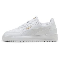 Buty sportowe Puma Shuffle Downtown. Białe buty sportowe na co dzień damskie Puma, bez wzorów, z materiału, trekkingowe. Za 390.00 zł.