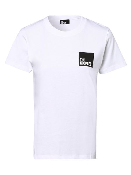 The Kooples T-shirt Kobiety Bawełna biały, 2. Białe t-shirty damskie The Kooples, l, bez wzorów, z bawełny, bez kołnierzyka. Za 349.95 zł.