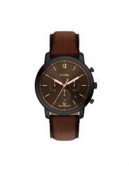 Fossil Zegarek Neutra FS6163 Brązowy. Brązowe zegarki męskie Fossil. Za 779.99 zł.