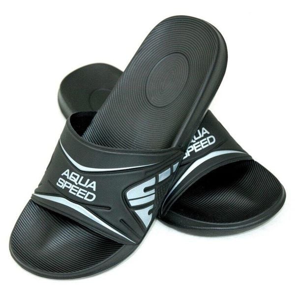 Klapki basenowe męskie Aqua Speed Dakota. Czarne klapki i japonki męskie Aqua-Speed. Za 64.99 zł.